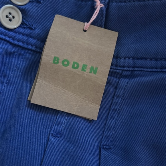 NWT BODEN Contrast stitch trousers size 6 Blue - Picture 7 of 7